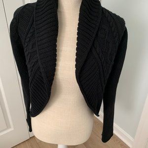 Black Cardigan Sweater